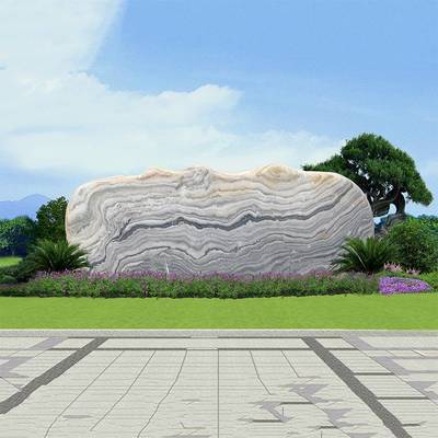 景观石怎么卖？哪里有？风景石门牌石刻字石奇石地标石选购指南及汉白玉价格参考